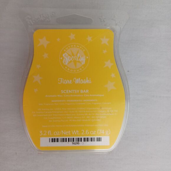 Scentsy Wax Scentsy Bar Tiare Maohi 3.2 fl oz RETIRED New In The Box - Picture 1 of 3